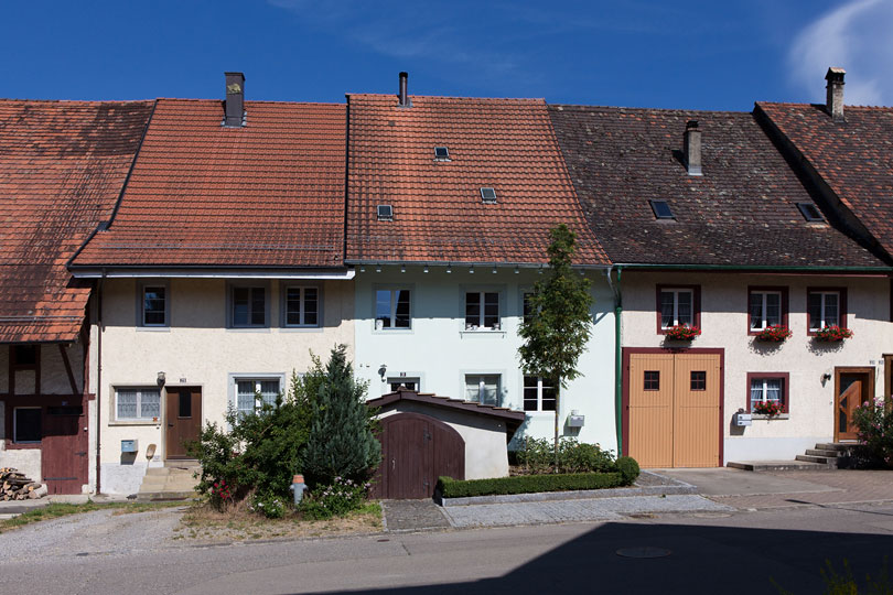 Wohnzeile an der Grabenstrasse in Siblingen