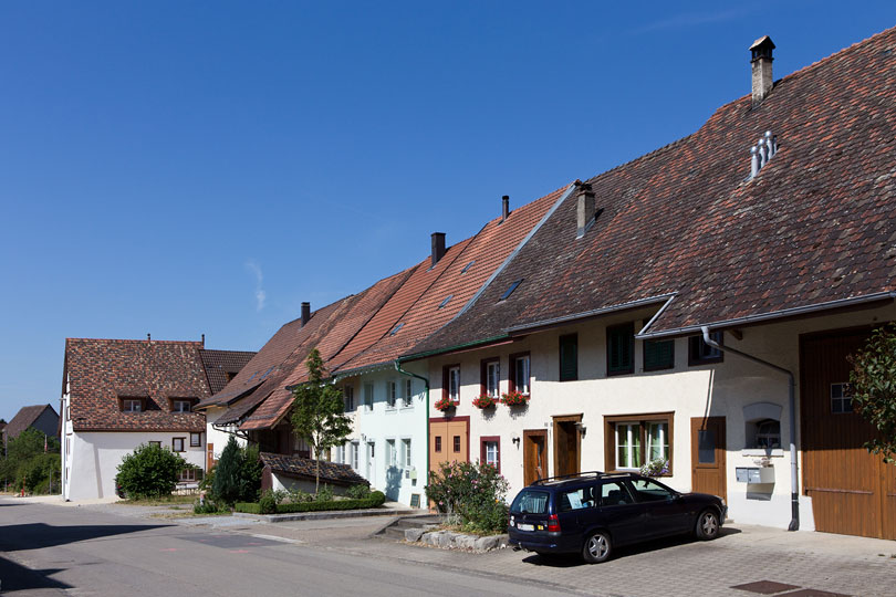 Wohnzeile an der Grabenstrasse in Siblingen