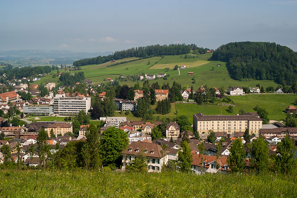 Kantonsspital und Kaserne in Herisau