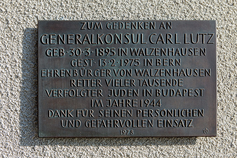 Gedenktafel Carl Lutz