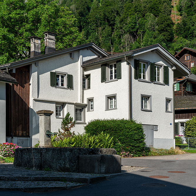 Dorf Luchsingen