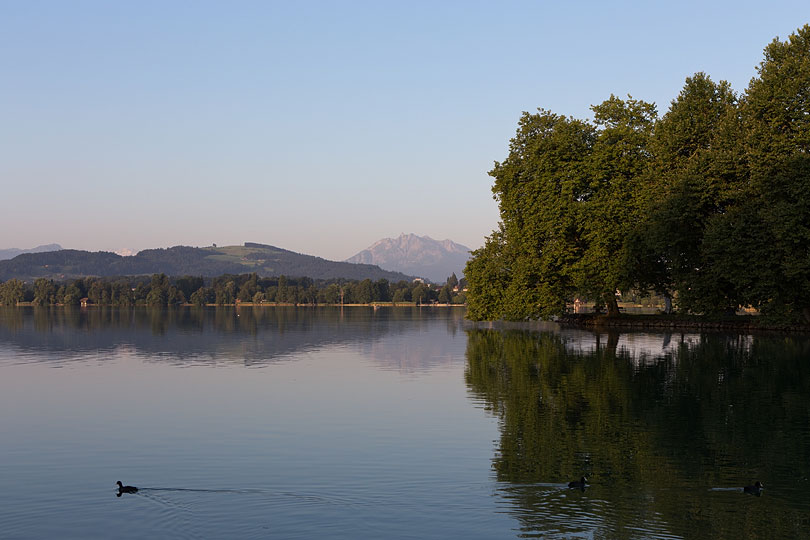 Zugersee mit Blick zum Pilatus