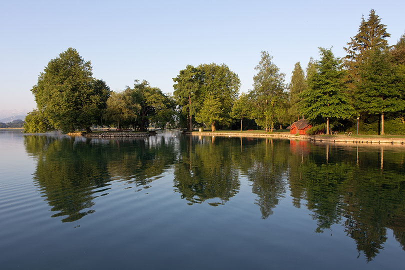 Zugersee mit Villette-Park