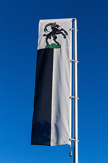 Gemeindewappen von Steinhausen als Flagge