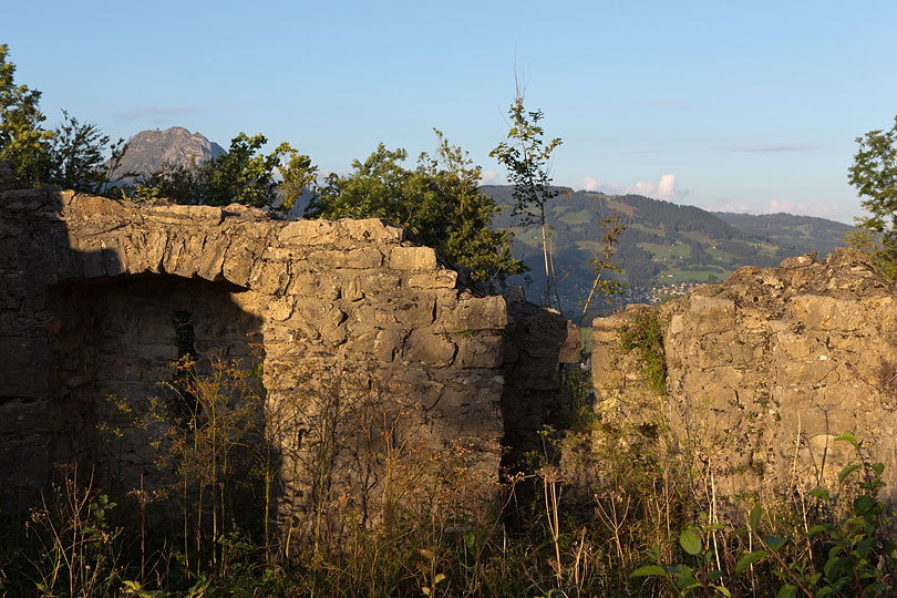 Ruines du château de Montsalvens