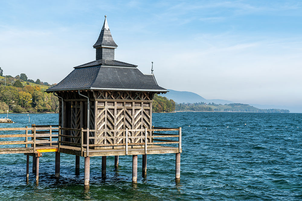 Pavillons de bains à Gorgier