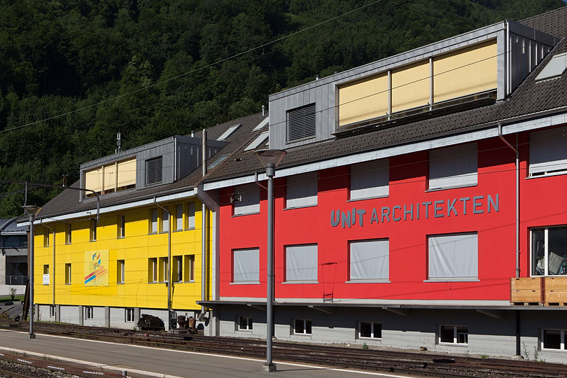 Gewerbe beim Bahnhof