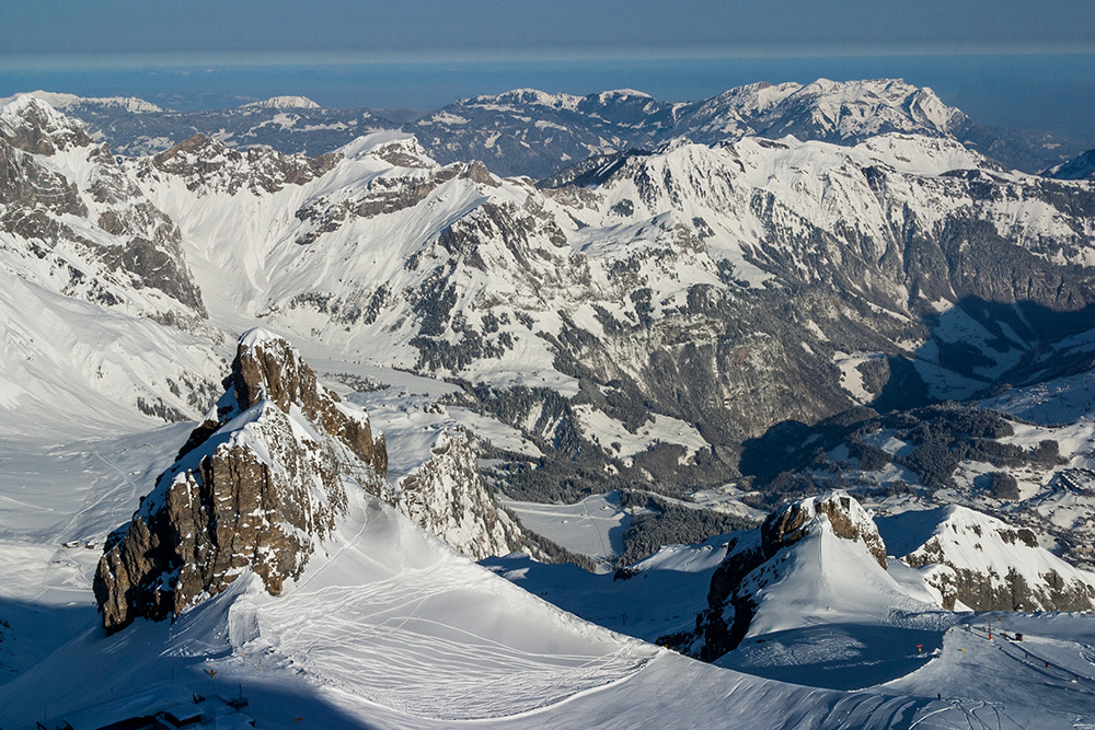 Ausblick vom Klein-Titlis