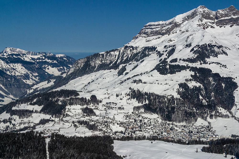 Blick nach Engelberg