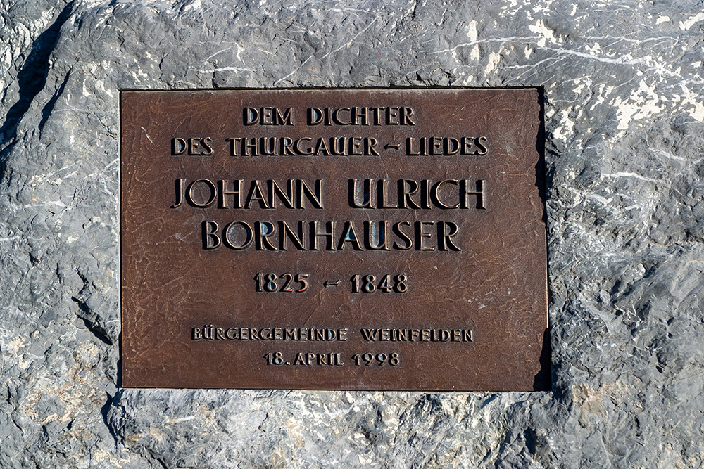 Gedenktafel für Johann Ulrich Bornhauser