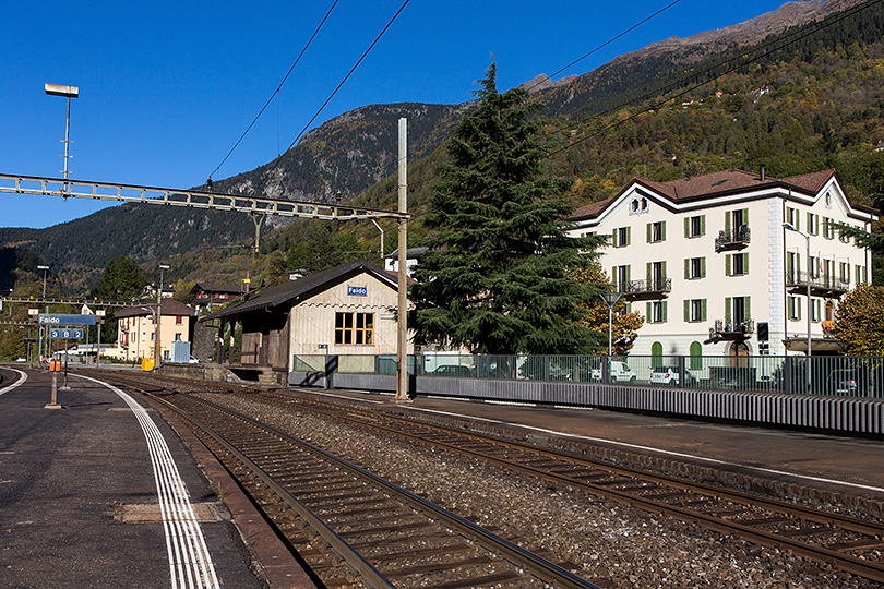 Bahnhof in Faido