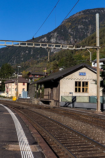 Bahnhof in Faido