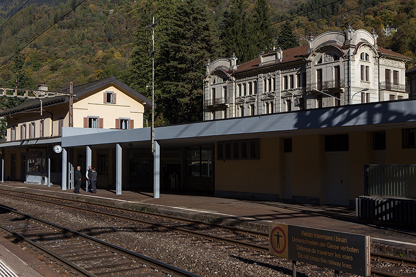 Bahnhof in Faido