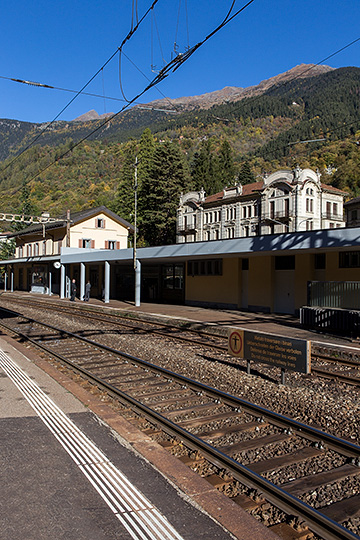 Bahnhof in Faido