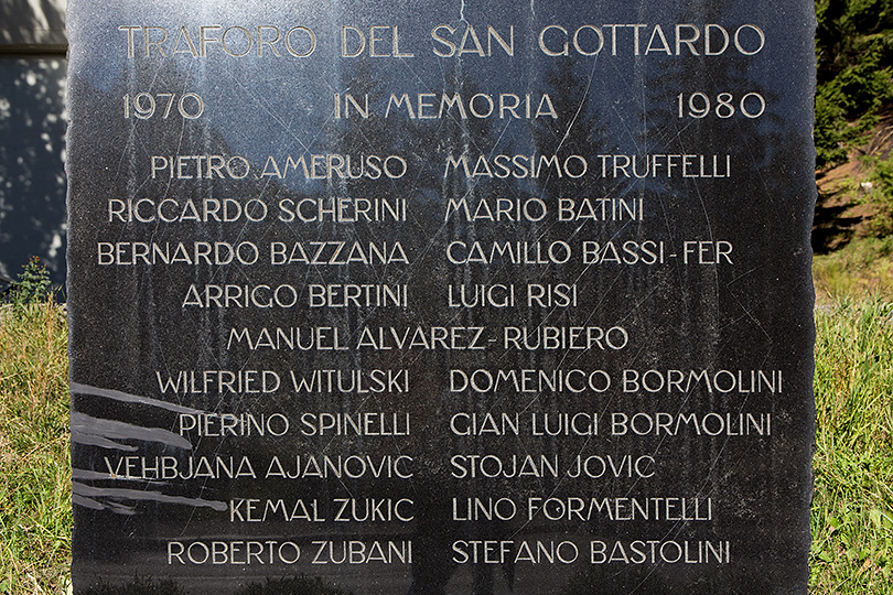 Gedenktafel in Airolo