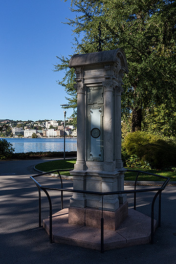 Wettersäule in Lugano