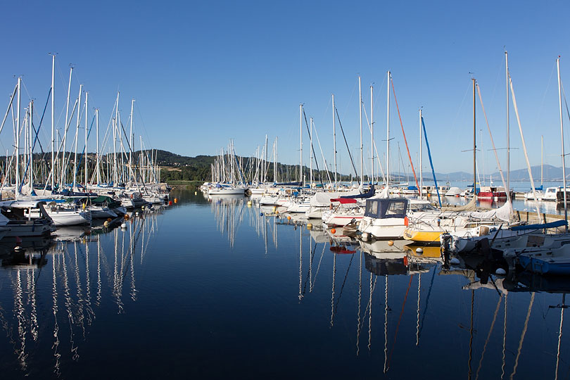 Le port d'Estavayer