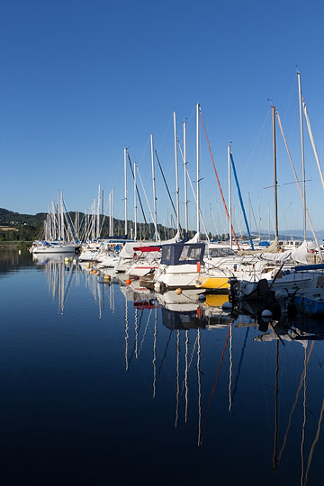 Le port d'Estavayer