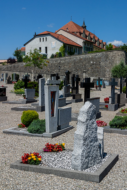 Cimétière à Romont FR