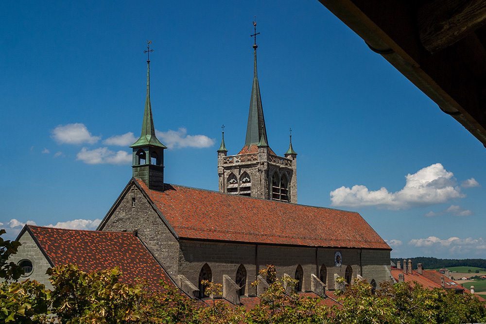 La Collégiale à Romont FR