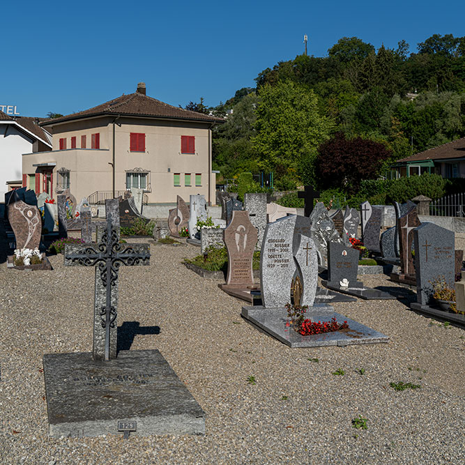 Cimetière à Matran