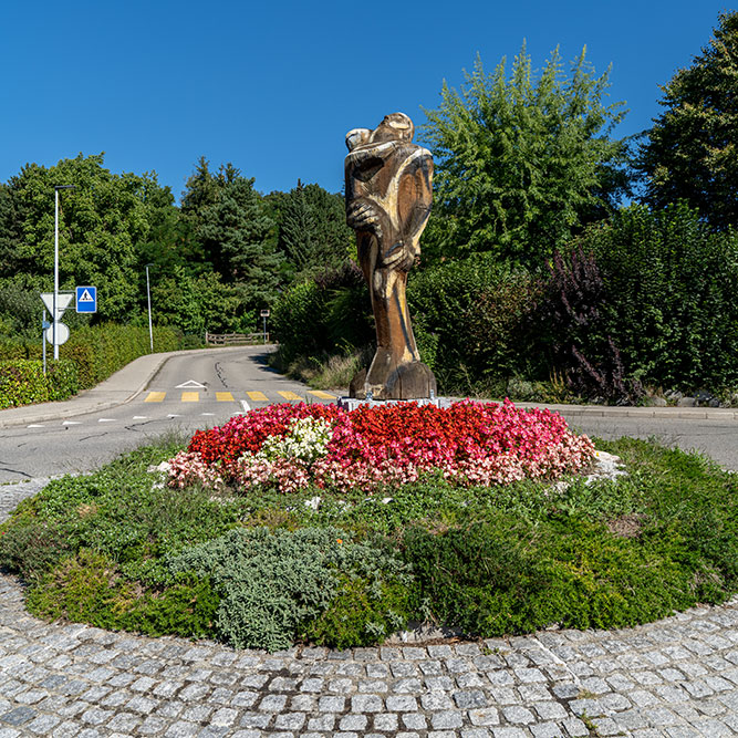 Rond-point à Matran