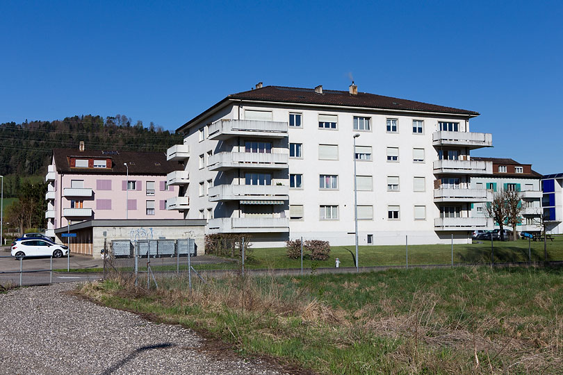 Rue de la Gare à Courrendlin