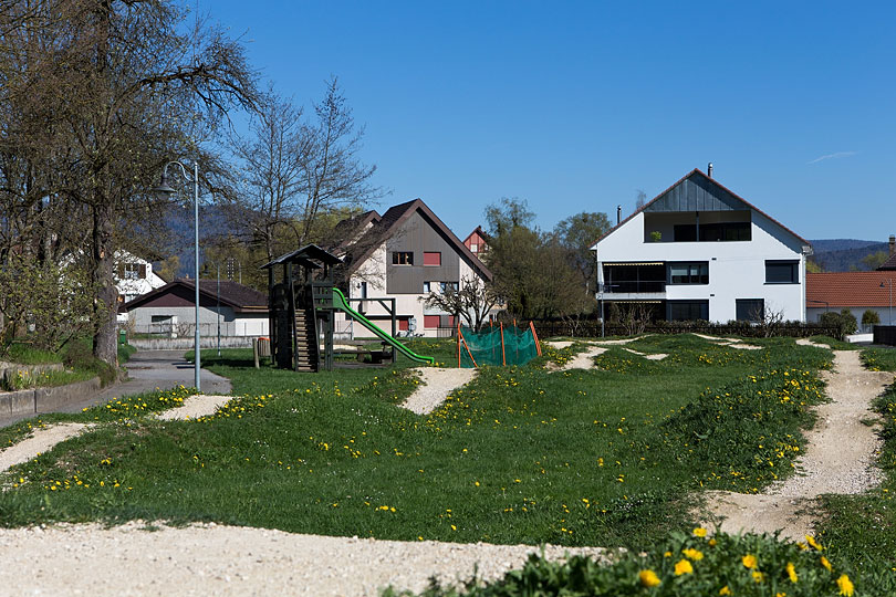 Piste de bikecross à Courrendlin