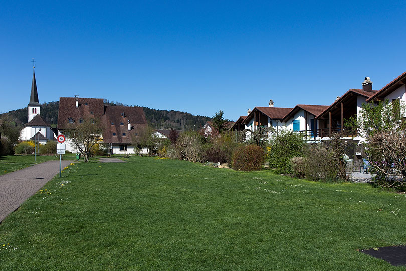 Rue es Crès à Courrendlin