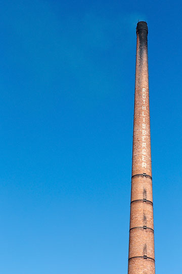 Cheminée de l'usine