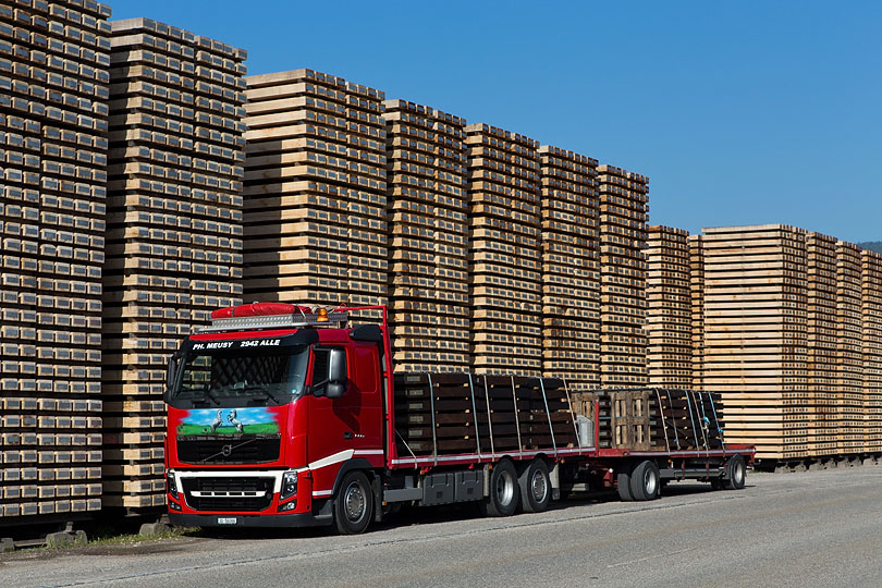 Seul fabricant suisse de traverses de chemin de fer en bois