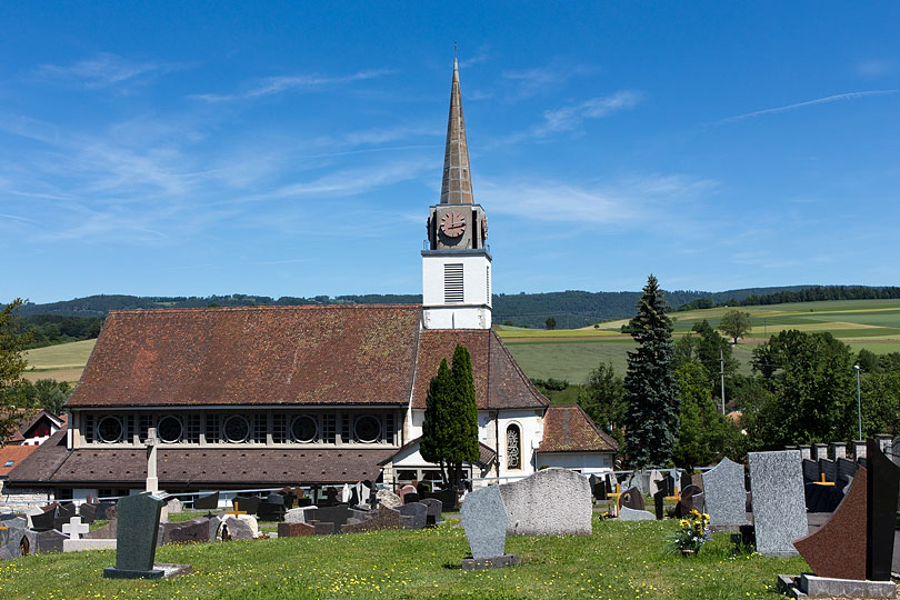 Eglise à Courfaivre