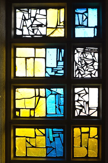 Fenêtre vitrée à Courfaivre