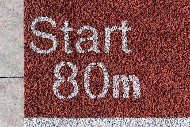 Start 80 m