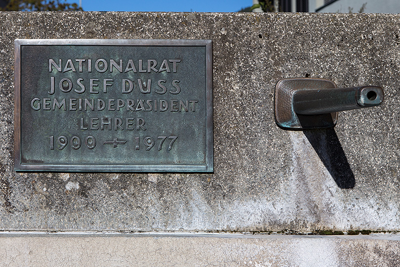 Gedenktafel Josef Duss