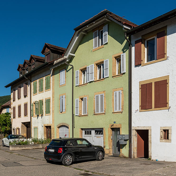 Le Bourg à Cornaux