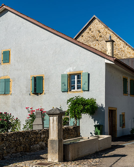 Le Bourg à Cornaux