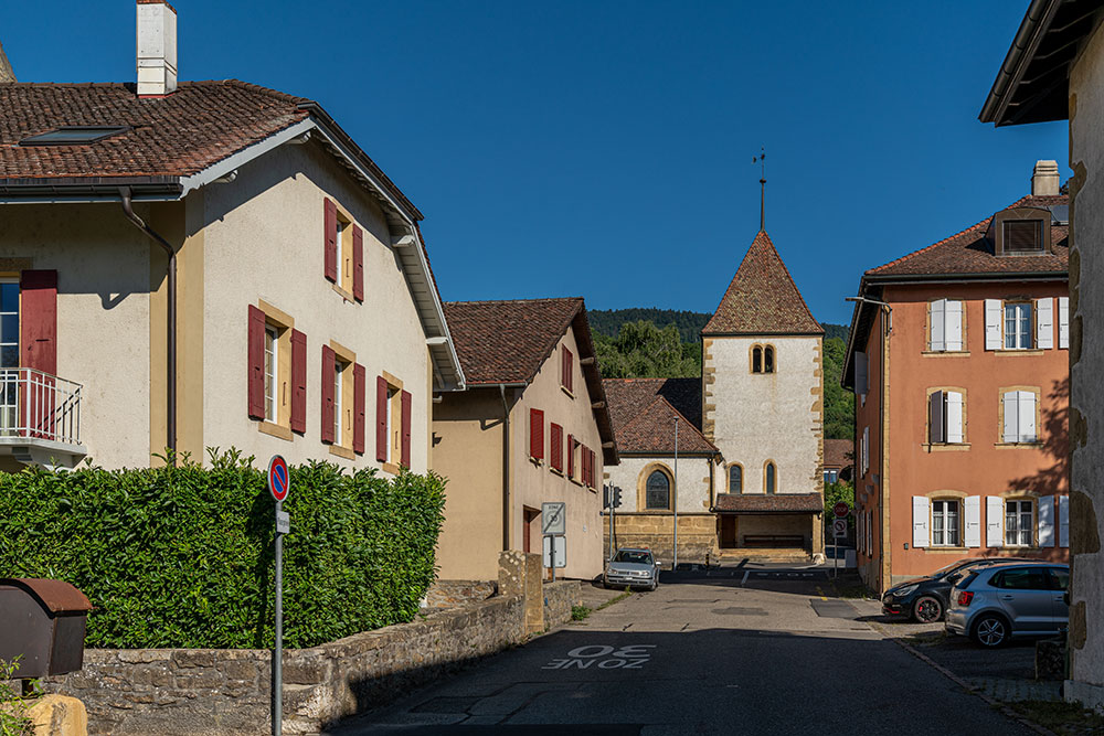 Le Bourg à Cornaux