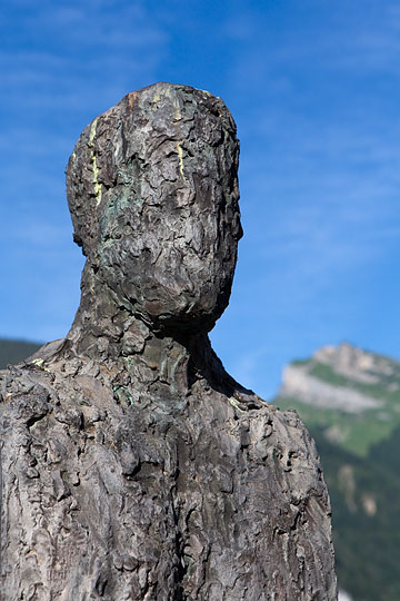 Skulptur auf dem Schulareal Stumpenmatt