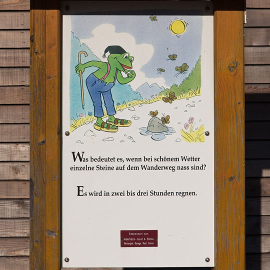 Wetterfrosch-Wanderweg