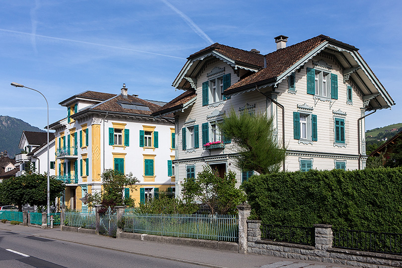 Bahnhofstrasse in Steinen SZ