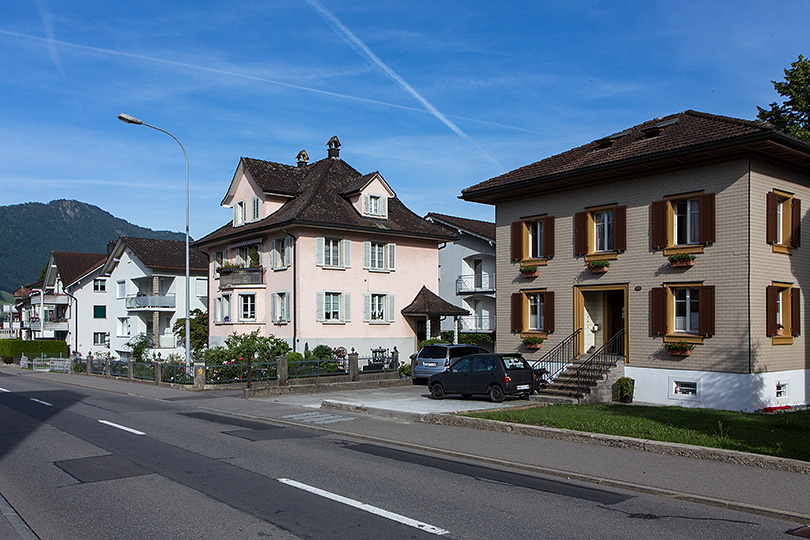 Bahnhofstrasse in Steinen SZ