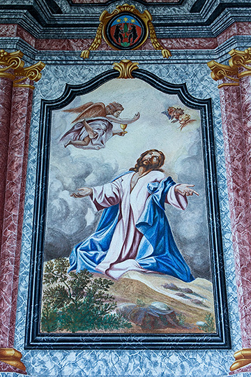 Aussenwandbild an der Jagdmattkapelle