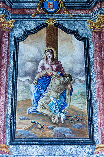 Aussenwandbild an der Jagdmattkapelle