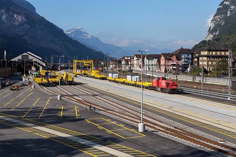 Gleisanlage SBB in Erstfeld