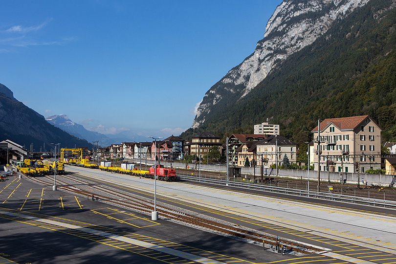 Gleisanlage SBB in Erstfeld