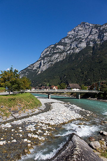 Mündung Alpbach in Erstfeld