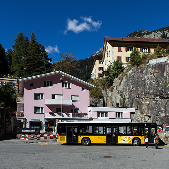 Bahnhofplatz Göschenen