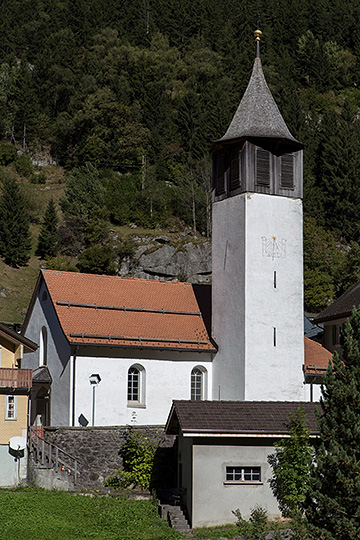 Alte Dorfkirche in Göschenen