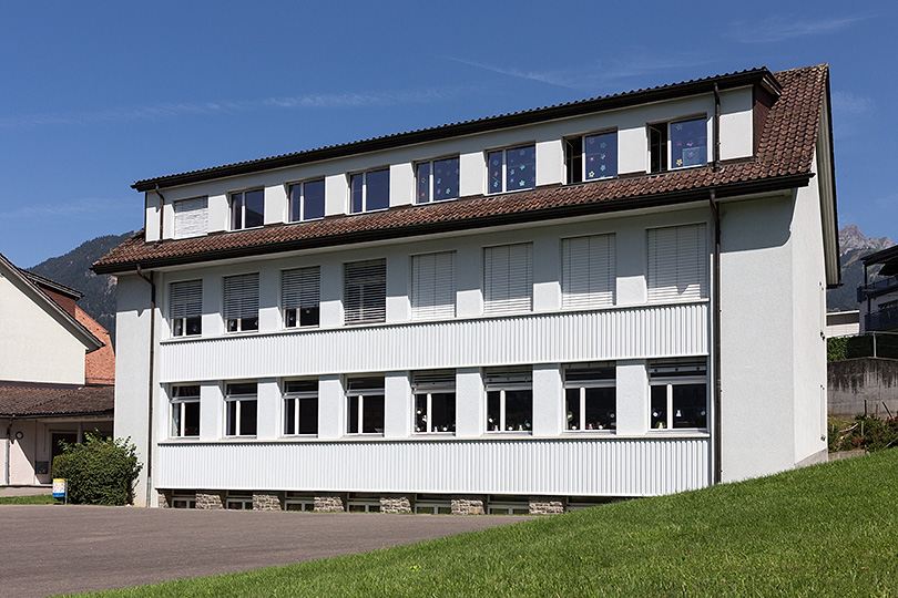 Schulhaus 1954 in Schattdorf